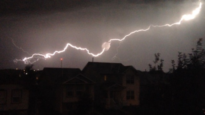 stormy nights Calgary, Alberta Canada