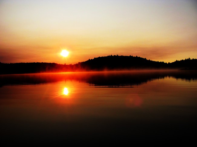 Sunrise on Popeye Lake Elliot Lake, ON