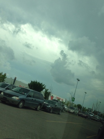 storms ready to roll in Saskatoon, Saskatchewan Canada
