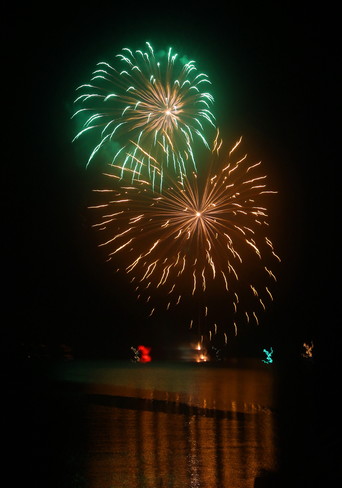 Seafair fireworks Powell River, BC