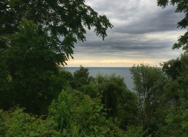 A walk by the bluffs Scarborough, Ontario Canada