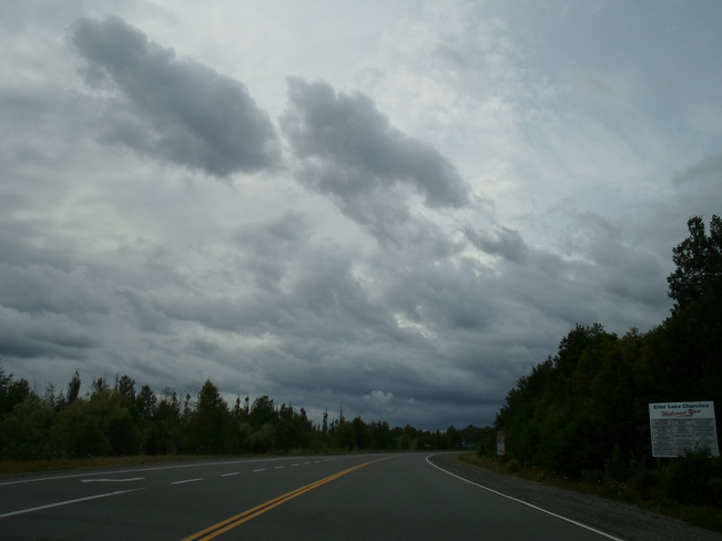 Storm Clouds today over Elliot Lake Elliot Lake, Ontario Canada