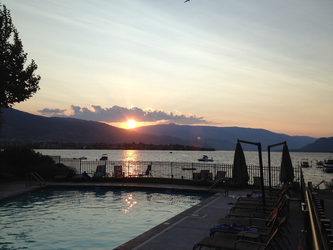 Savoring summer sunsets! Osoyoos, British Columbia Canada