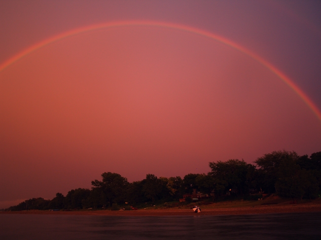 under the sunset rainbow Sarnia, ON