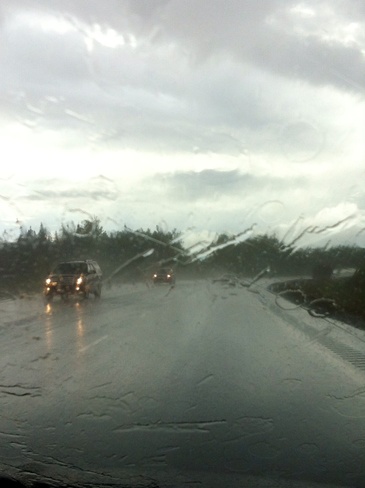 heavy rain Gander, Newfoundland and Labrador Canada