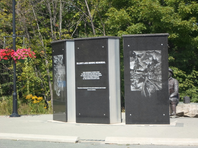 Elliot Lake Mining Memorial/by Lake Horne Elliot Lake, Ontario Canada