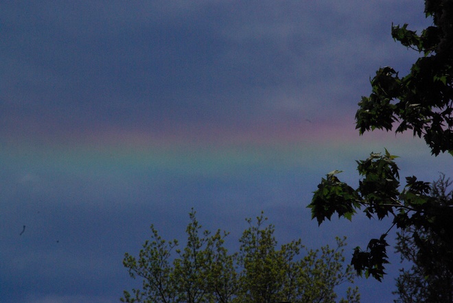 strange rainbow Welland, Ontario Canada