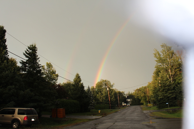 Rainbow after the storm Vars, Ottawa, ON