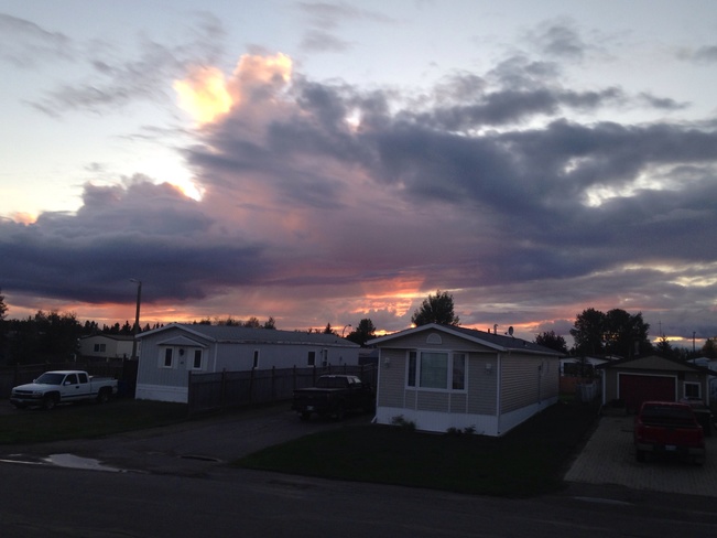 clouds Thompson, Manitoba Canada