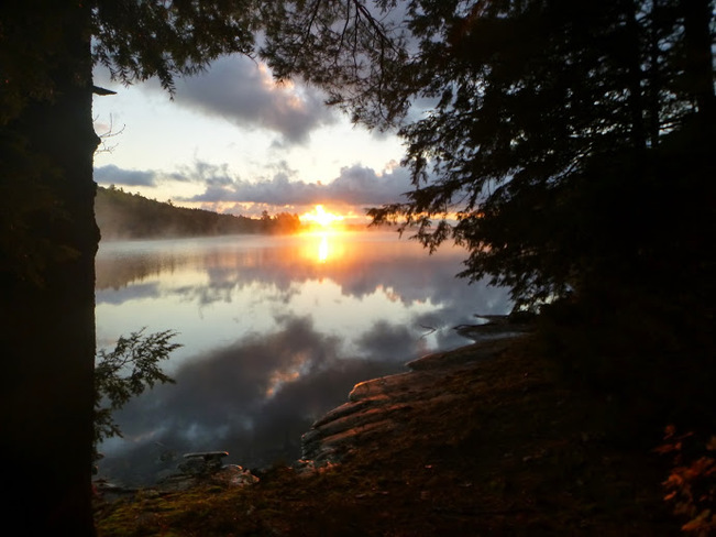 Sunrise in Kllarney Provincial Park Killarney, Ontario