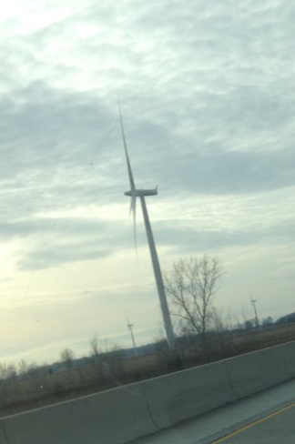 wind turbinds Woodslee, Ontario Canada