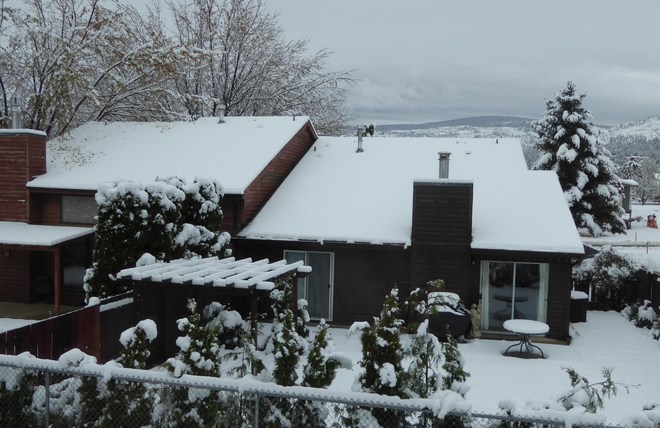 Winter has arrived! Penticton, British Columbia