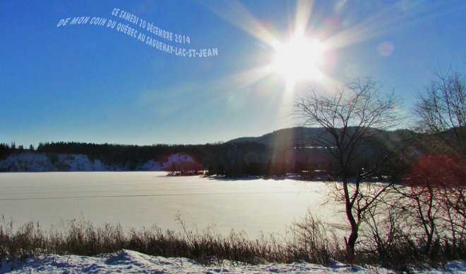 un beau matin d'hiver Desbiens, Quebec Canada