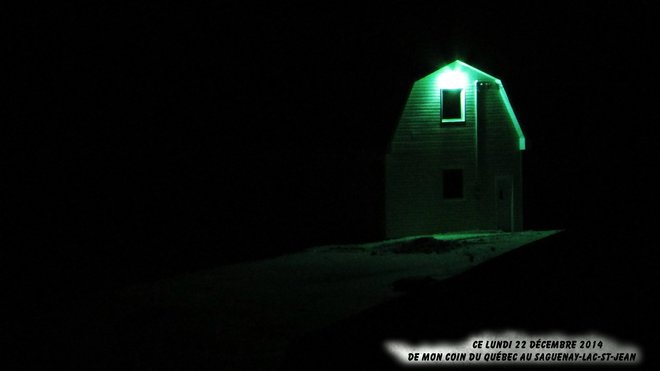 Nuit d'hiver Chambord, Quebec Canada