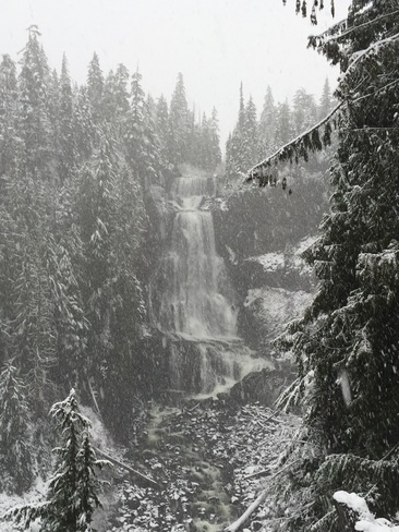 waterfall McGuire, British Columbia Canada