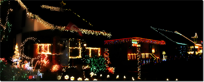 Some Christmas lights in Brantford Ontario Brantford, ON