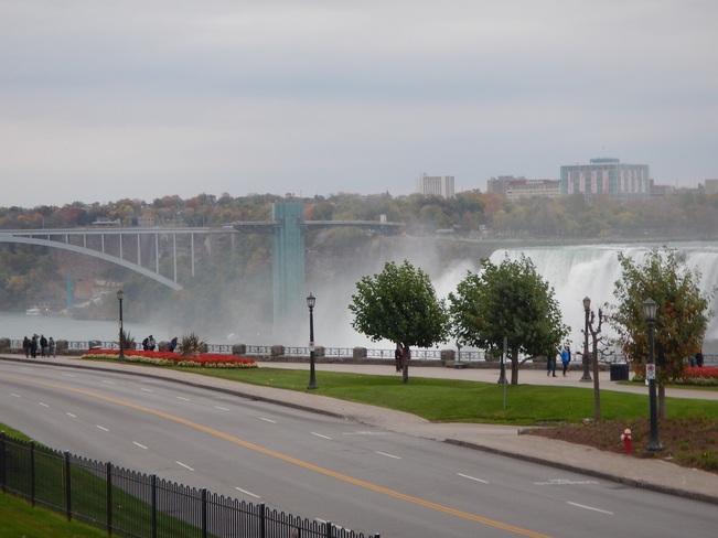 cloudy Niagara Falls, Ontario Canada
