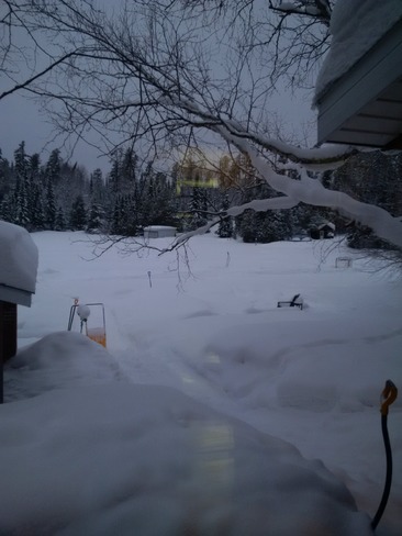 There is a rink under there. Timmins, Ontario Canada