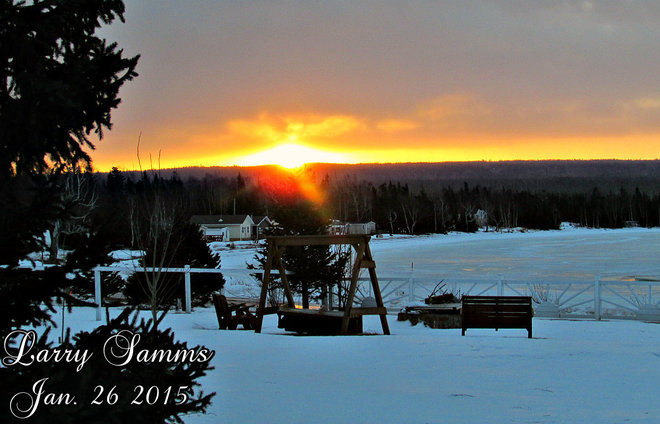 "Monday's Sunrise" Springdale, Newfoundland and Labrador