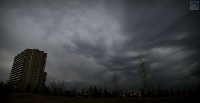 Black clouds over edmonton 17204-17412 69 Avenue Northwest, Edmonton, AB T5T 3X9, Canada