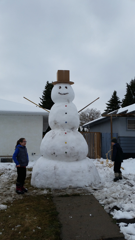 11' Snowman on Broadway Ave Saskatoon Saskatoon, SK