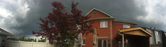 Dark Storm Clouds Brooklin, Whitby, ON