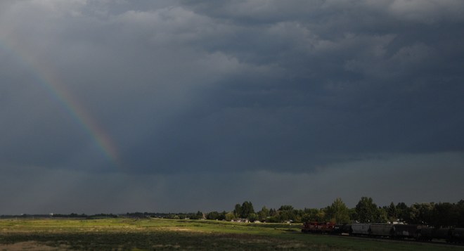 Rail into the rainbow Saskatoon, SK