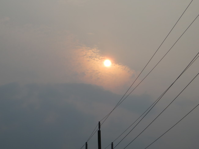 July Smoke Covered Sky in Brandon Brandon, Manitoba