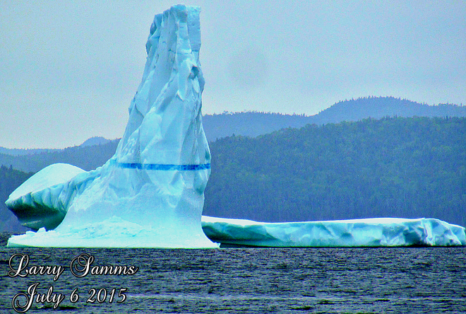 "Iceberg in The Harbour" Springdale, Newfoundland and Labrador