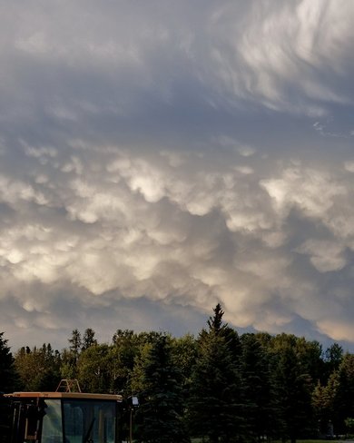 Unusual Clouds West Of Thunder Bay, Ontario
