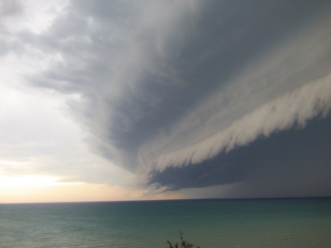 Lake Huron storm front just south of Goderich Goderich, Ontario