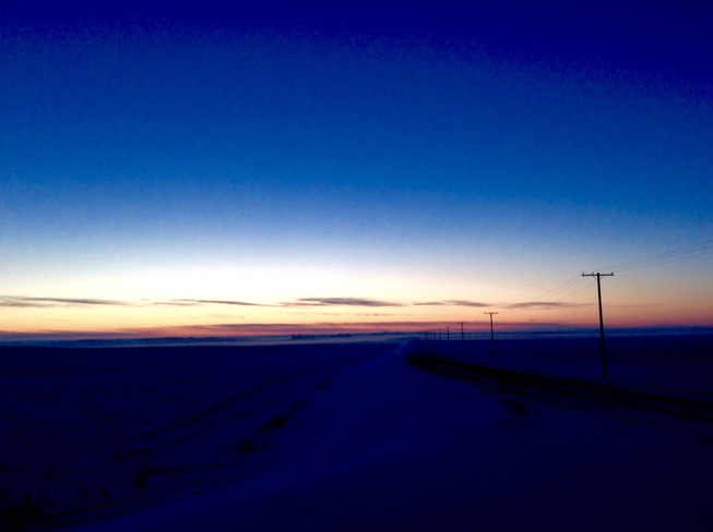 Saskatchewan Blue Sunset The RM of Kindersley Saskatchewan