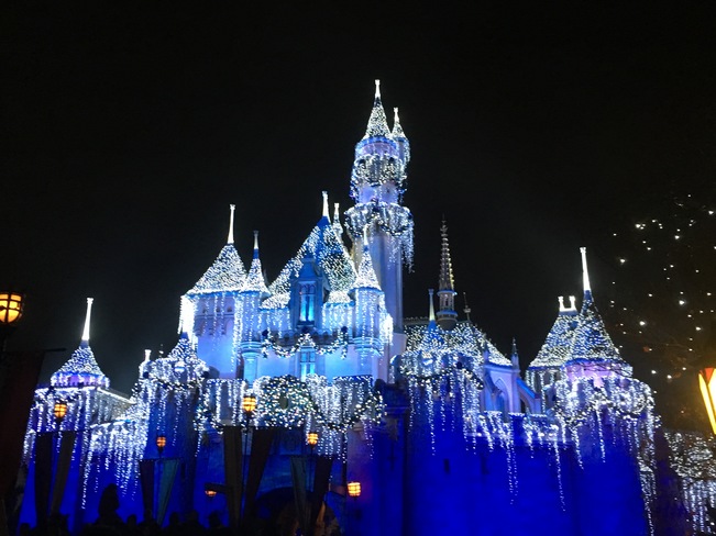 Disneyland holiday castle Anaheim, CA, United States