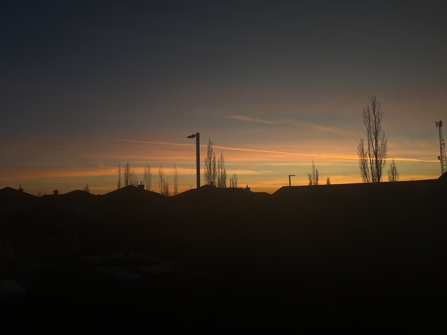 Beautiful Sunset Edmonton, Alberta, CA