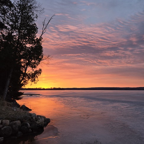 Sunrise over Lake Nosbonsing Corbeil, ON