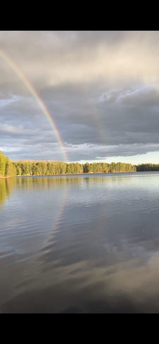 Double Rainbow over South Algonquin. South Algonquin, Ontario, CA