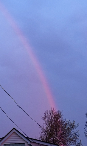 Pink rainbow Hamilton, Ontario, CA