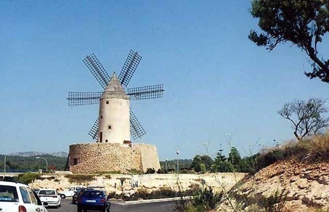 Windmill Palma, Islas Baleares (Balearic Islands) Spain