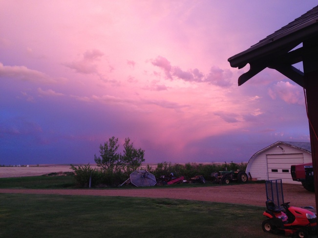 sunset Lafleche, Saskatchewan Canada