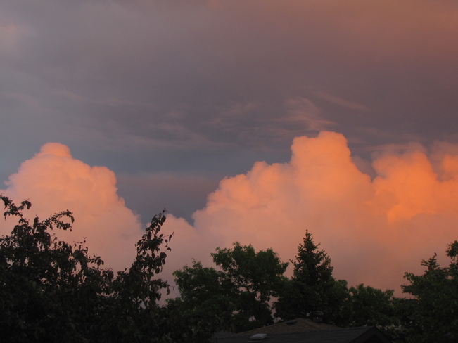 Rain Clouds at Sunset Regina, Saskatchewan Canada