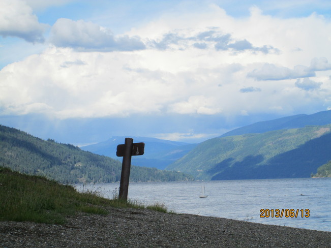 Day at the Lake Salmon Arm, British Columbia Canada