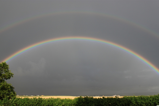 Double Rainbow Swift Current, Saskatchewan Canada