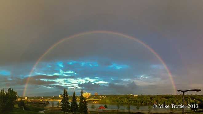 double rainbow over saskatoon Saskatoon, Saskatchewan Canada