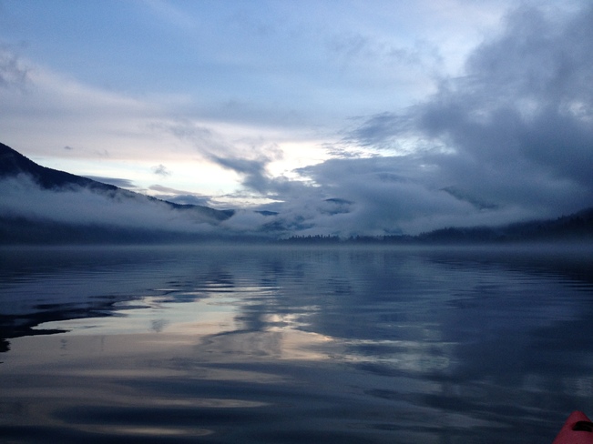 Kootenay Lake Fog Nelson, British Columbia Canada