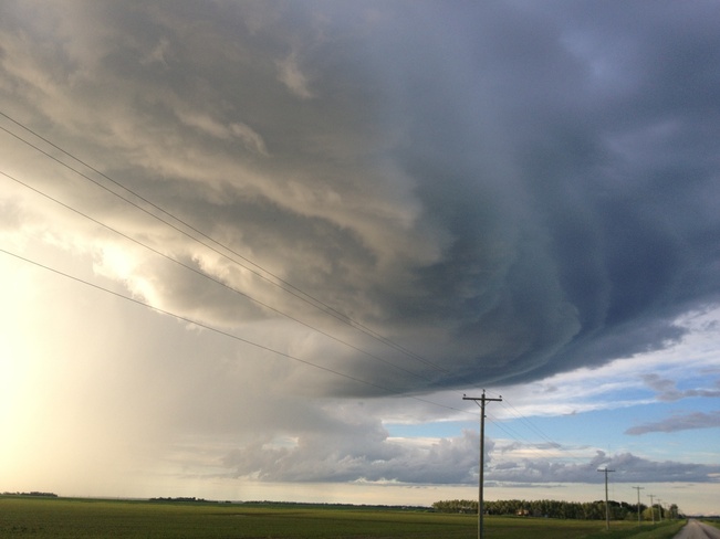 summer storm Headingley, Manitoba Canada