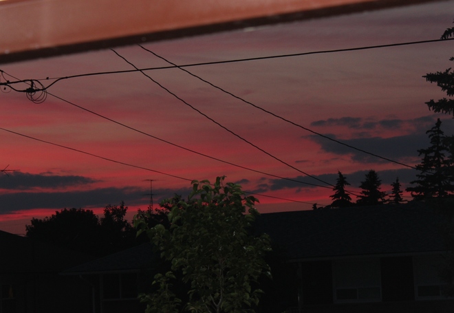 Beautiful Sunset North York, Ontario Canada