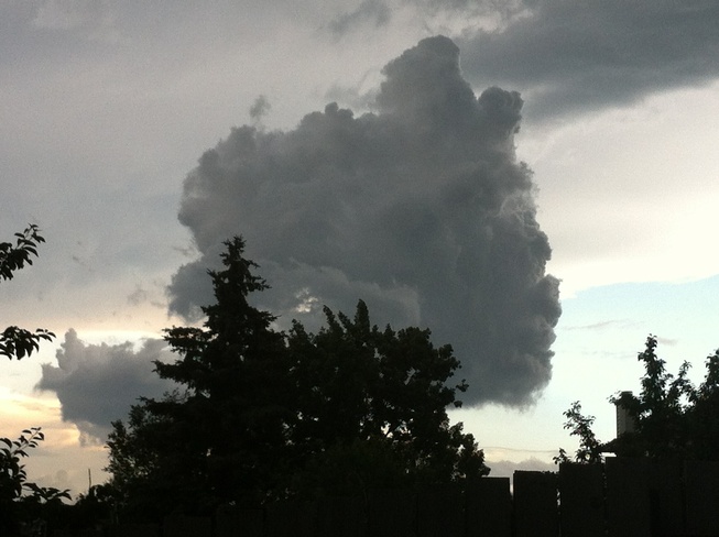 Storm Clouds in Millwoods Edmonton, Alberta Canada