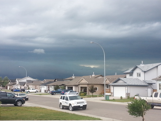 Thunderstorm watch Strathmore, Alberta Canada