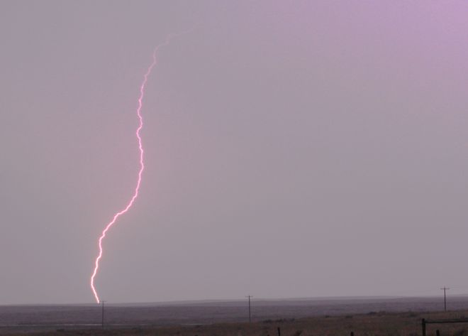 early a.m. lightning Brooks, Alberta Canada