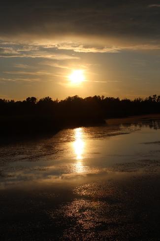 sunset @ crystal lake Grande Prairie, Alberta Canada
